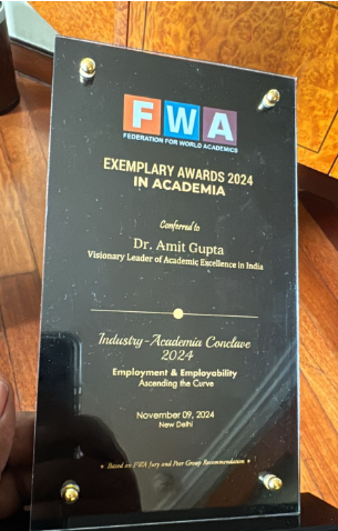 Exemplary award 2024 in academia