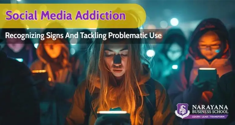 Illustration of social media impact on students