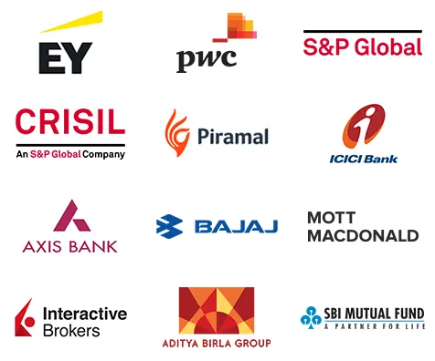 Recruiter logos for PGDM Dual Specialisation placements including EY, Kotak, Aditya Birla, Axis Bank, Piramal, TCS, Flipkart