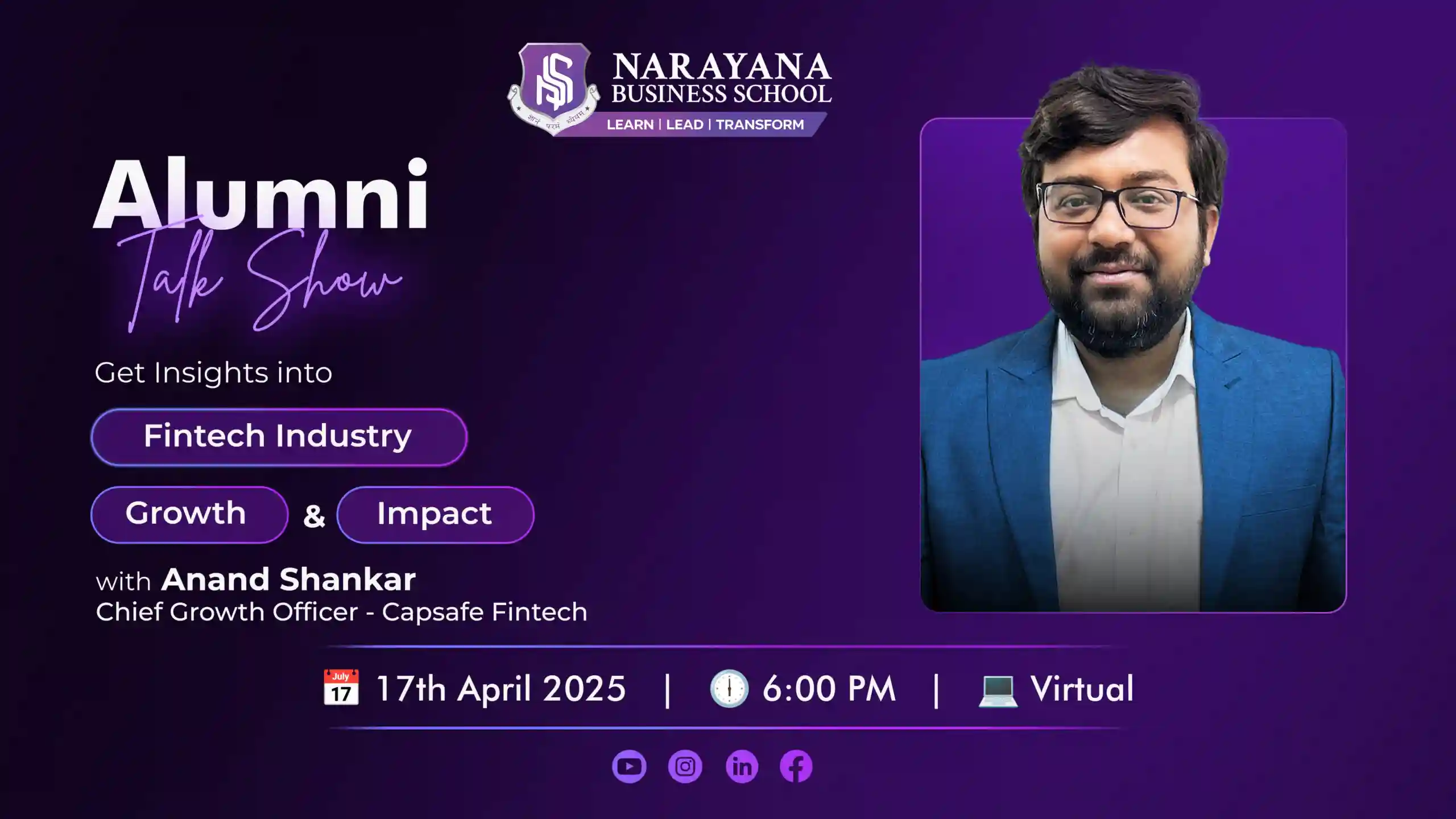 Alumni Talk Show with Anand Shankar