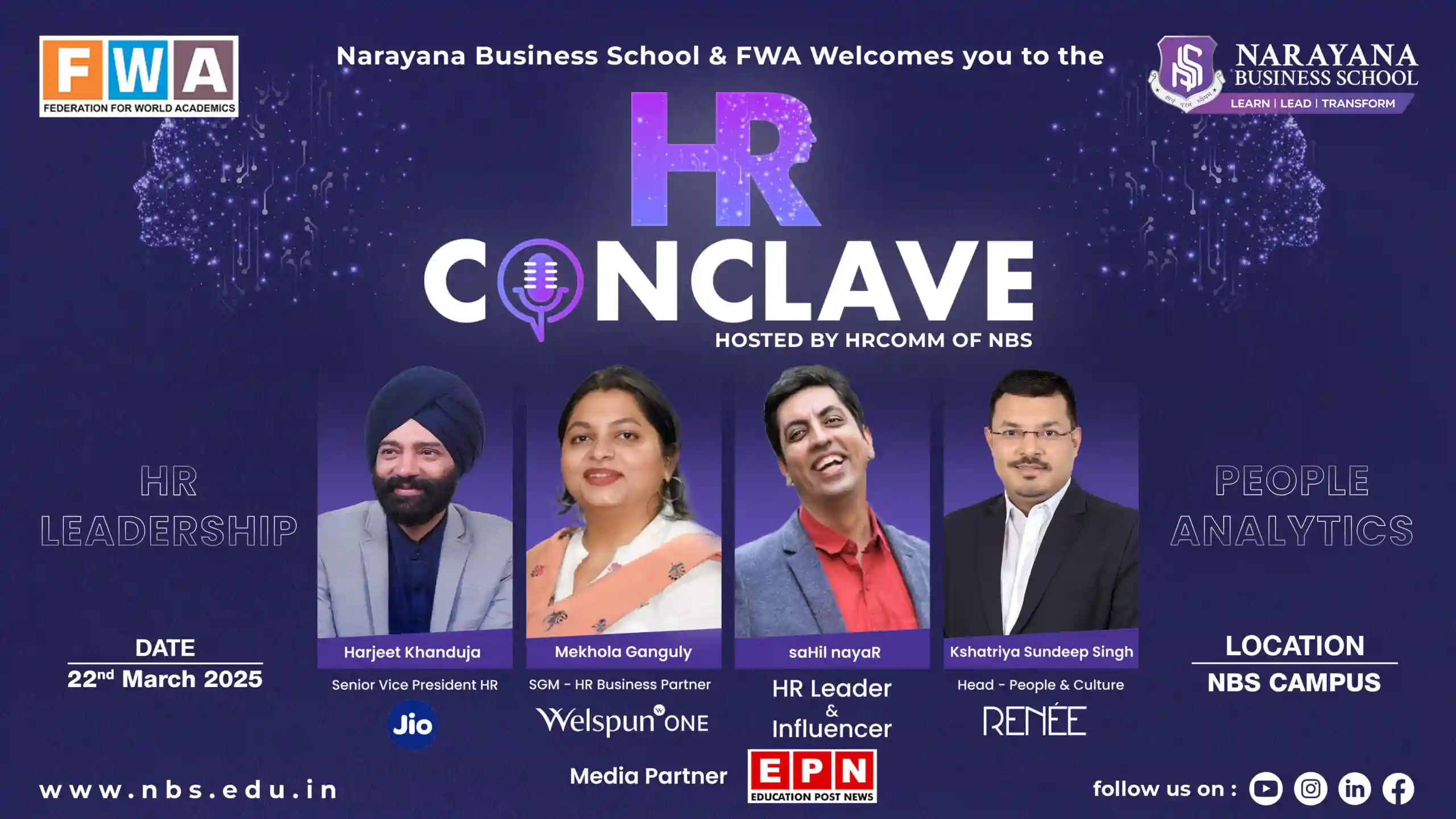HR Conclave Hosted By HRCOMM NBS