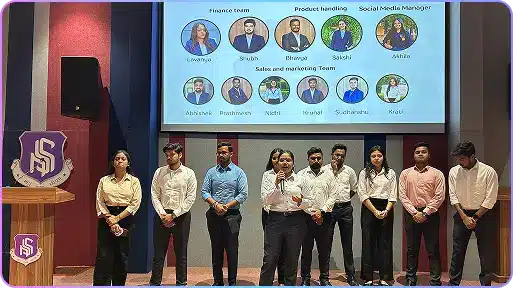 AICTE & GTU-approved MBA + PGP program at Narayana Business School Ahmedabad, a top B-School offering dual advantage of in-demand certifications, global immersion, and 100% placement guarantee.