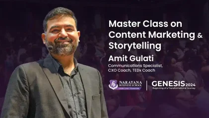 Master Class on Content Marketing & Storytelling with Amit Gulati